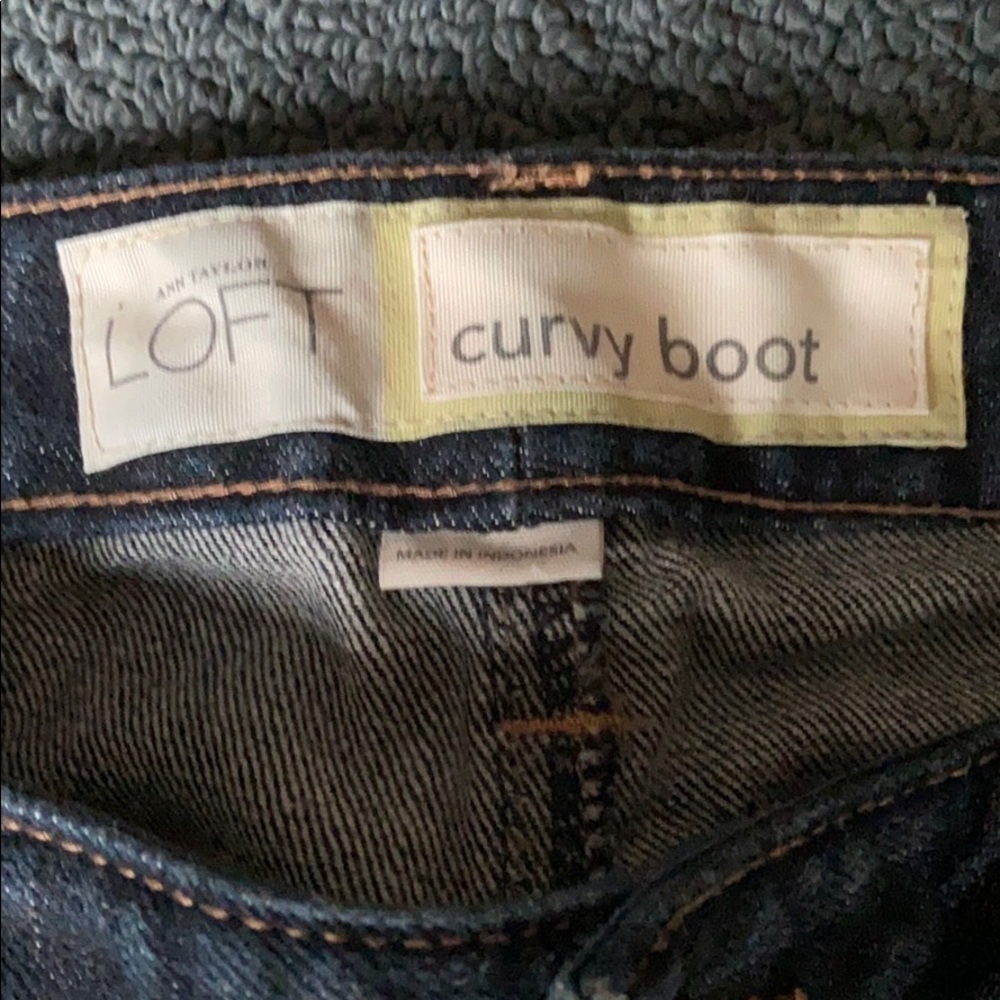 Ann Taylor LOFT Women’s Curvy Boot Jeans